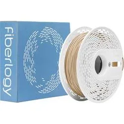 Fiberlogy WOOD-NATUR-175-075 FiberWood Filament PLA Compound Holzähnliche Optik, Leicht zu schleifen, Gute Lackhaftung