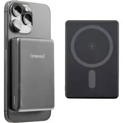 INTENSO Powerbank MW10000 10000 mAh 7344034 Magnetic Wireless grey