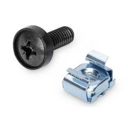 Digitus DN-19 SET 19 Zoll Netzwerkschrank-Befestigungsmaterial variable Befestigungsschienen Schwarz