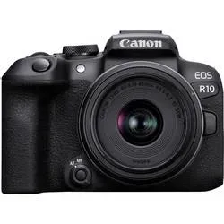 CANON EOS R10 Body + RF-S 18-45mm F4.5-6.3 IS STM - Systemkamera Schwarz