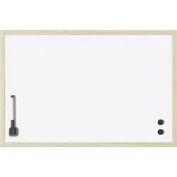 MAGNETOPLAN Whiteboard mit Holzrahmen 121927 Stahl 800x600mm