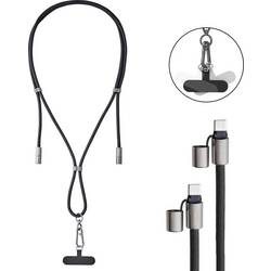 INTENSO Phone Lanyard Charg.Data Cable 7991000 2x USB-C, up to 1.65m black