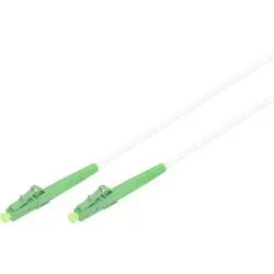 Digitus DK-2933A-10-LCA-SX Glasfaser LWL, Glasfaser Anschlusskabel 100 cm Weiß, Grün, Minz-Grün, Dunkel-Grün
