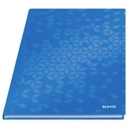 LEITZ Notizbuch WOW A4 46251036 liniert, 90g blau