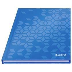 LEITZ Notizbuch WOW A5 46281036 kariert, 90g blau