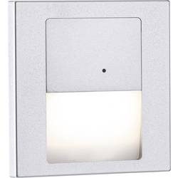 Paulmann 80003 Tsaro eckig 80x36mm 1W 80lm 230V 2700K Wandeinbauleuchte LED 1 W Chrom (matt)
