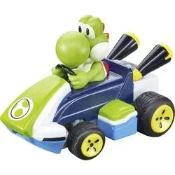 Carrera 370430034 CARRERA - 2.4GHz Mario Kart Mini RC - Yoshi Paperbox 1:50 RC Modellauto Elektro Straßenmodell,