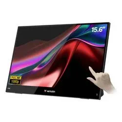 Verbatim LIGHT Touchscreen-Monitor EEK A (A - G) 39.6 cm (15.6 Zoll) 16:9 10 ms