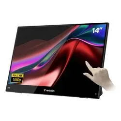 Verbatim LIGHT Touchscreen-Monitor EEK A (A - G) 35.6 cm (14 Zoll) 16:9 10 ms