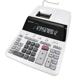 SHARP Tischrechner Strom CS2635LW beige 12-stellig