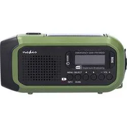 Nedis RDDBCR2000GN Notfallradio DAB+, UKW, FM Notfallradio, DAB+, UKW Grün, Schwarz