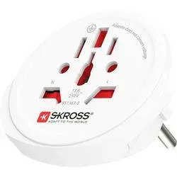 Skross 1.500211C-E Reiseadapter SKROSS - Länderstecker World to Europe