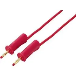 VOLTCRAFT MSB-132 2m rot Messleitung Stecker 4 mm Stecker 4 mm 2 m Rot 1 St.