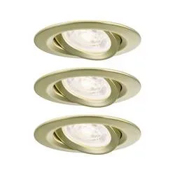 Paulmann 92419 Nova LED-Einbauleuchte GU10 4.9 W Gold (matt)