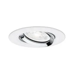 Paulmann 92422 Nova LED-Einbauleuchte LED GU10 4.9 W Weiß (matt), Chrom