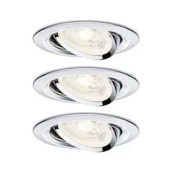 Paulmann 92274 Nova LED-Einbauleuchte LED GU10 4.9 W Chrom