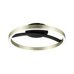 Paulmann 94927 Melira LED-Deckenleuchte 24 W Schwarz (matt), Gold