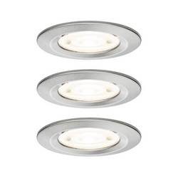 Paulmann 92279 Nova LED-Einbauleuchte GU10 4.9 W Eisen (gebürstet)