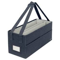 LEITZ Hot Desk Stofftasche 6444-00-89 samtgrau 3 F&auml;cher 46.5x21x20cm