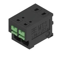 Weidmüller 2913600000 Leiterplattenklemme 4 mm² Polzahl 2 Schwarz 42 St. Tube