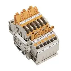 Weidmüller 8000082521 Trenn- und Messtrenn-Reihenklemme Steckanschluss Beige 1 St.
