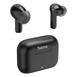 Hama Passion Clear II In Ear Kopfhörer Bluetooth® Schwarz Noise Cancelling Ladecase Telefon