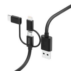 Hama - Hama 3in1 Multi-ladekabel, One Size, Weiss