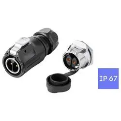 TRU COMPONENTS TC-15034244 Steckverbinder-Set Wasserdichter Steckverbinder Gesamtpolzahl: 2 1 St.