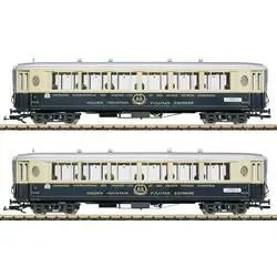 LGB L36661 G Salonwagen-Set 2 Golden Mountain Pullman Express
