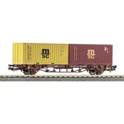 PIKO 27750 Containertragwagen DC 2x 20 Container MSC