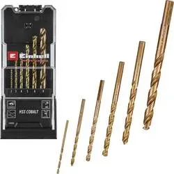 Einhell 249006 HSS-Co Metall-Spiralbohrer-Set 2 mm, 3 mm, 4 mm, 5 mm, 6 mm, 8 mm 1 Set