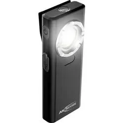 ANSMANN WL1200R-DS Arbeitsleuchte, 1.200 Lumen, Akku, IPX6/IK07, Drei Helligkeitsstufen, mit Haltemagneten und Gürtelclip, schwarz
