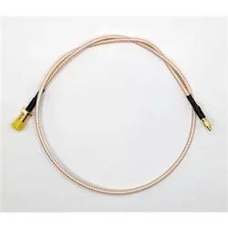 Mueller Electric SMAF-MMCXM31605 Koaxialkabel Außen-Durchmesser: 2.5 mm RG316 50 ? 40 dB Braun, Transparent 1 St.