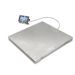 kaiserkraft IoT-Line Bodenwaage BXC, Wägebereich max. 3000 kg, Ziffernschritt 1000 g, B 1500 mm