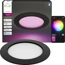 Einbaustrahler Philips Hue Weiss Kunststoff/Metall 17 cm 2.8 cm - LED - Lichtfarbe: Extra warmweiss - Helles Neutralweiss - Einbaustrahler- LED