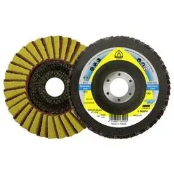 Klingspor 312560 SMT 850 Schleifmopteller Kombination, 125 x 22,23 mm Korn 80 Medium gewölbt 125 mm 5 St.