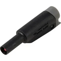 VOLTCRAFT MP-32 schwarz Laborstecker Flanschstecker Schwarz 1 St. Bulk