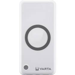 Varta 57913 Powerbank 10000 mAh Qi Wireless Charging, QC 3.0, USB PD LiPo Weiß Statusanzeige