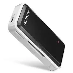 AXAGON CRE-X1 Externer Speicherkartenleser USB Weiß, Schwarz