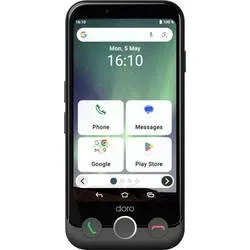doro Aurora A20 graphit 4,5 64GB Senioren-Smartphone Schwarz