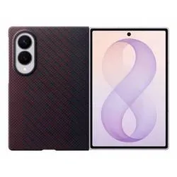 SAMSUNG Carbon Magnet Case, Backcover, Samsung, Galaxy Z Fold8, Rot