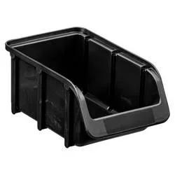 Hünersdorff 672500 Aufbewahrungsbox stapelbar (B x H x T) 102 x 74 x 164 mm Schwarz 1 St.