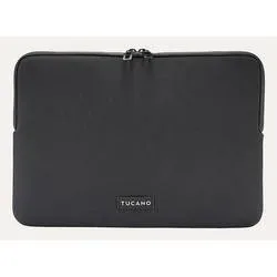 TUCANO Sleeve Colore 2 Notebook Sleeves für Apple, Material teilweise aus recyceltem Plastik, Schwarz