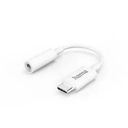 HAMA 00201524 - Aux-Adapter (Weiss)