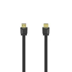 HAMA 205013 FLEXI-SLIM CABLE HS HDMI 4K M/M 1.5M - HDMI-Kabel (Schwarz)