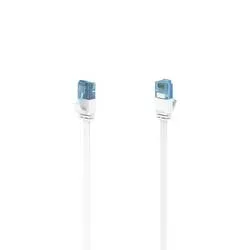 HAMA 200685 - Netzwerkkabel, 5 m, Cat-6A, 10 Gbit/s, Weiss