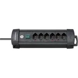Brennenstuhl 6112016 Steckdosenleiste mit Schalter 6fach Schwarz CH-Stecker 1 St.