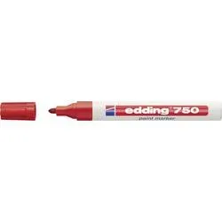 edding 750 Lackmarker Mittel Rundspitze Rot