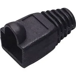 BKL Electronic Knickschutztülle für RJ45 Stecker 143055 Knickschutztülle Schwarz 1 St.
