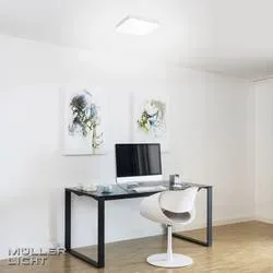 Müller Licht 24,7-W-LED-Deckenleuchte Office Square, warmweiß
